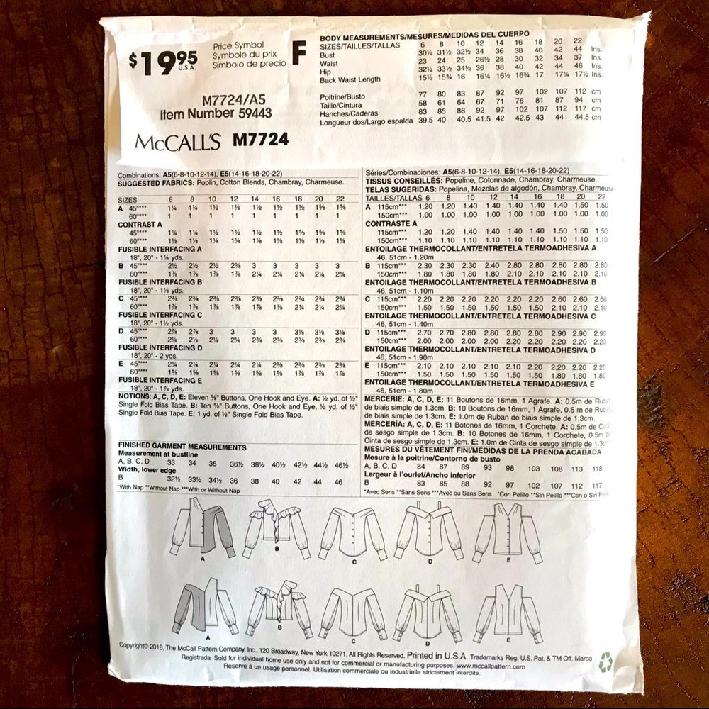 Bundle 3 Sewing Patterns - Picture 7 of 7